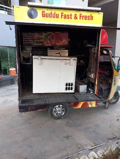 Food Cart Rickshaw/Shawarma Counter/Food Counter/Running Business 0