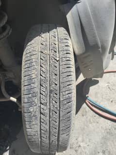 4 tyres with rim (MEHRAN)