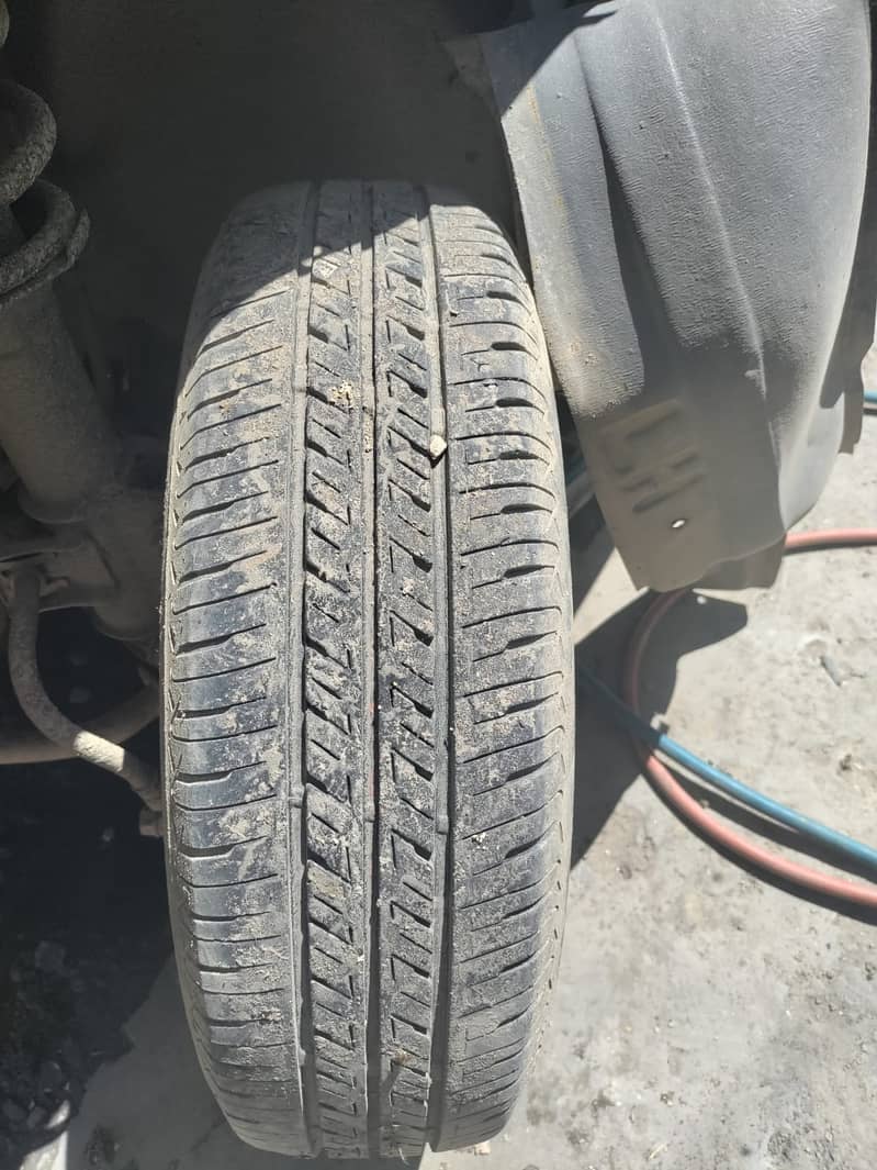 4 tyres with rim (MEHRAN) 0