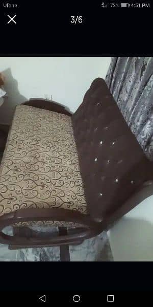5 seater wooden sofa 1