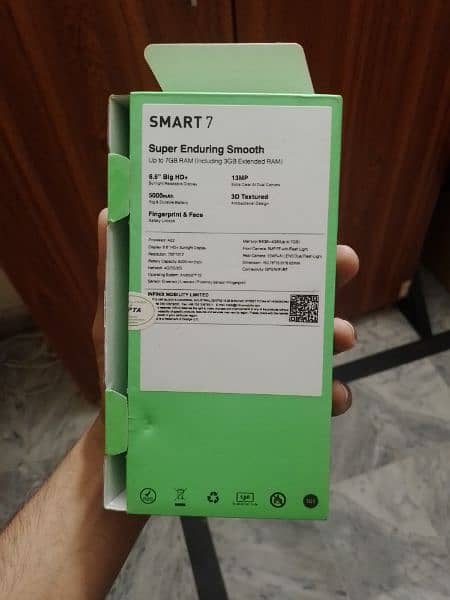 infinix smart 7 4 month used 0