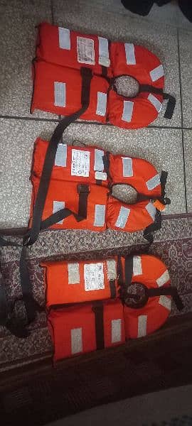 nylon orange life jacket premium for disaster management 5