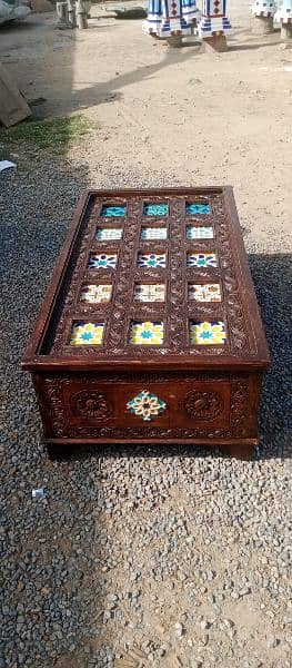 dining table wood table center table swati table 0