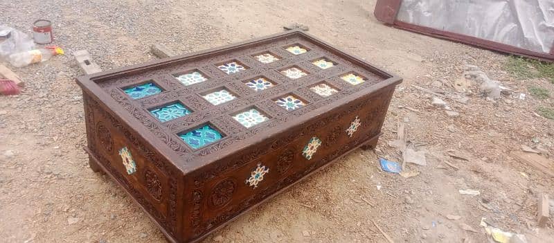 dining table wood table center table swati table 3