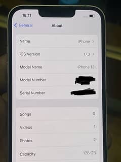iphone 13 128 gb phone with charger
