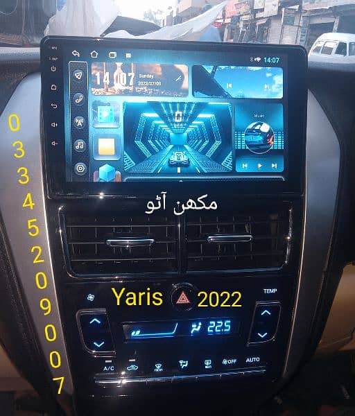 Toyota Yaris 2022Android panel (DELIVERY All PAKISTAN) 2
