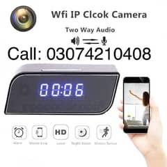 Wireless t9 wifi cctv table clock camera 2mp 1080p resolution 0