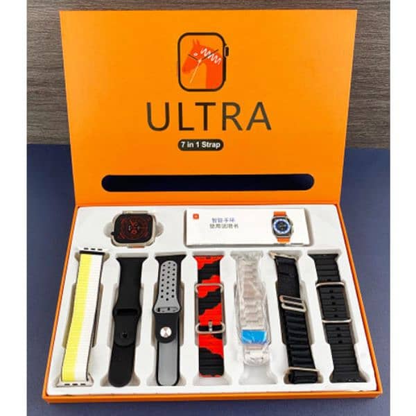 Ultra Smart Watch With 7 Straps 0