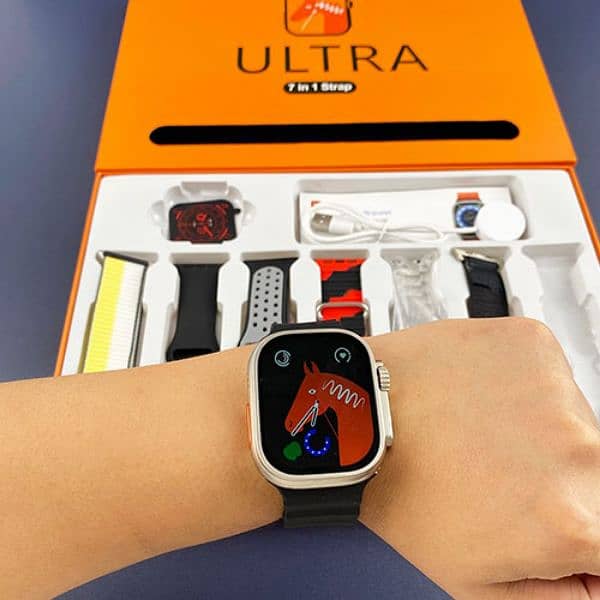 Ultra Smart Watch With 7 Straps 1