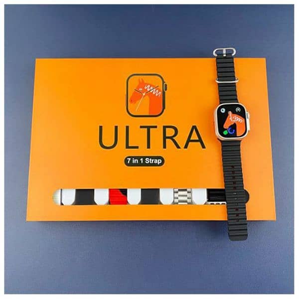 Ultra Smart Watch With 7 Straps 3