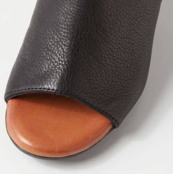 Black Leather Sandal 4