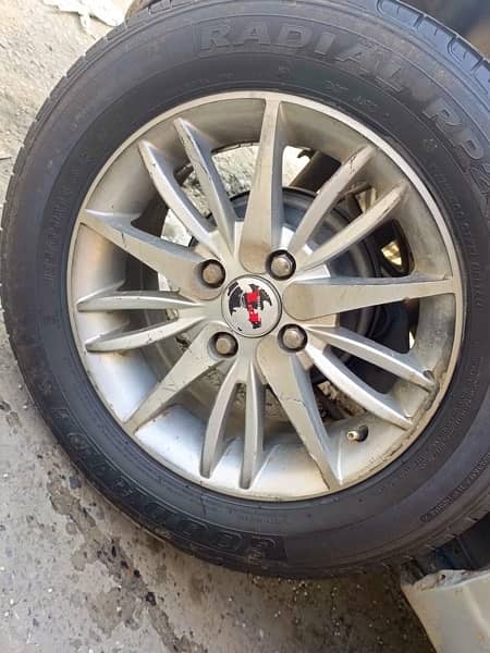Alloy Rims 14’’ inch exchange possible with wagonR original alloy rims 2