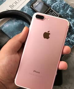 IPhone 7plus pta approved 32gb rose gold color