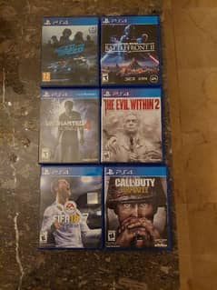 ps4 games DISC perfect condition