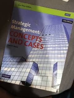 Strategic management concept and cases