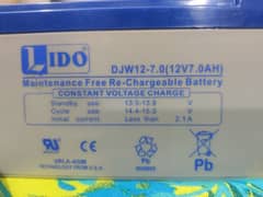 12 volt 7 amp lido battery 0