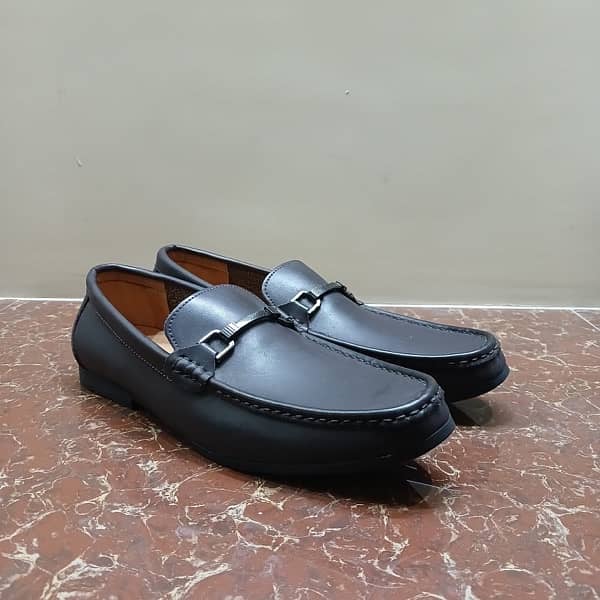 brown formal loafer shoes branded 1