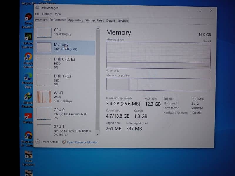 Lenovo Legion Y520 Core i5 7th Gen 16GB DDR4 1TB HDD gtx 1050ti 4gb 5