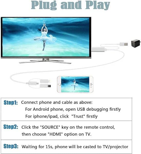 3-in-1 USB TO HD CABLE (MICRO + TYPE C + LIGHTING) 3