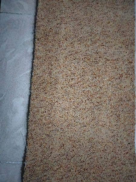 Beautiful 9 ft × 12 ft camel colored carpet for sale 0