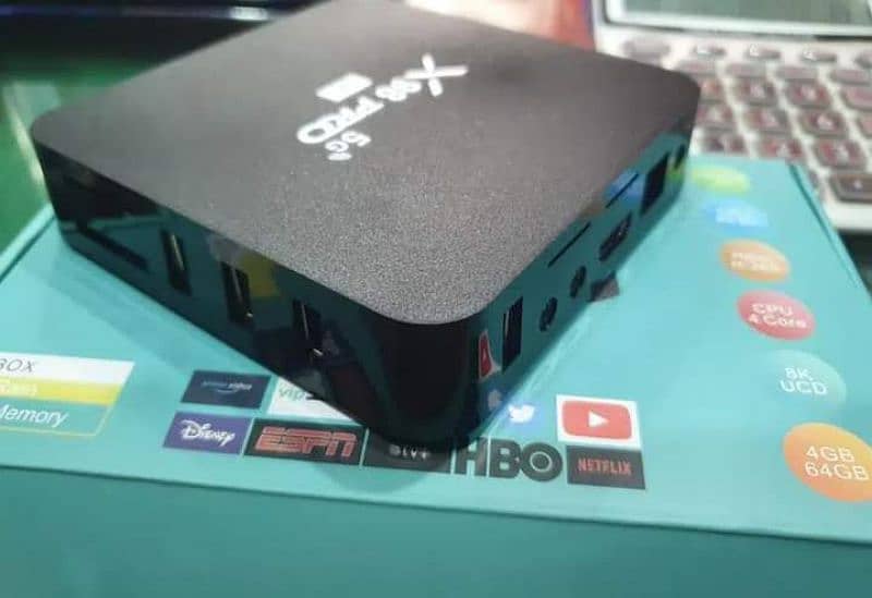 X98Pro AndroidBox 4GB/64GB Android version 12 Builtin Free TV Channels 1