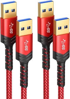 JSAUX USB TO USB CABLE (2 PACK)