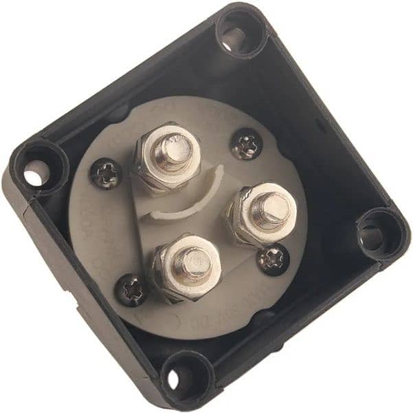 Dual Battery Selector Switch 1-2-Both-Off Selector for Marine Boat 3