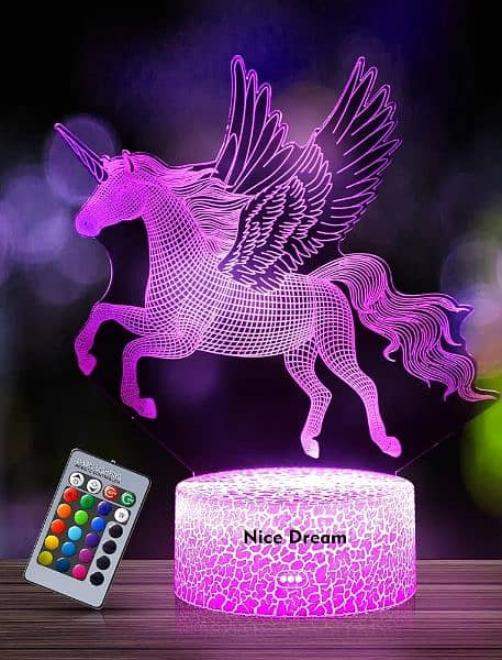 NICE DREAM 3D DECORATION LAMP 16 COLORS 0