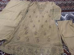 Bridal chiffon with  Embroidery work for sale in Rs:7000