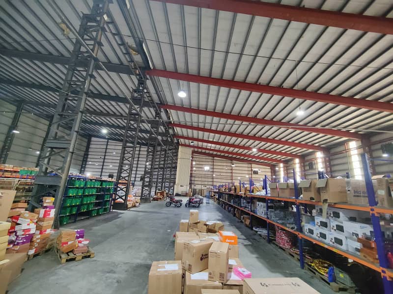 Ste Of The Aatrt Warehouse Storage Area With 35k Covered Single Hall With 45 Feet Hight Roof Vacant For Rent 0