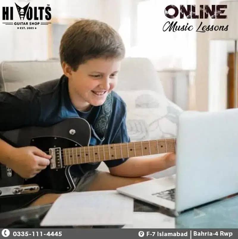Quality Music Lessons for Guitar, Violin, Piano & Drums at Hi Volts 3