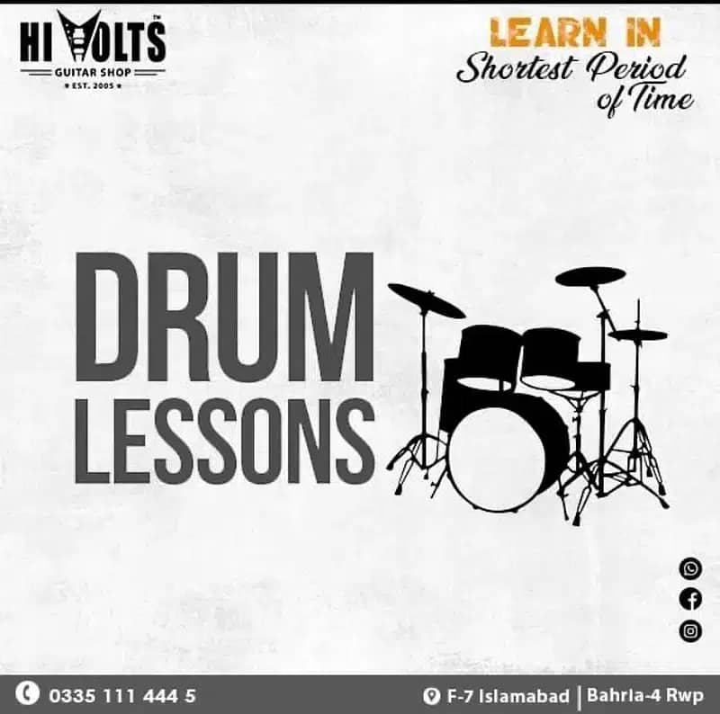 Quality Music Lessons for Guitar, Violin, Piano & Drums at Hi Volts 4