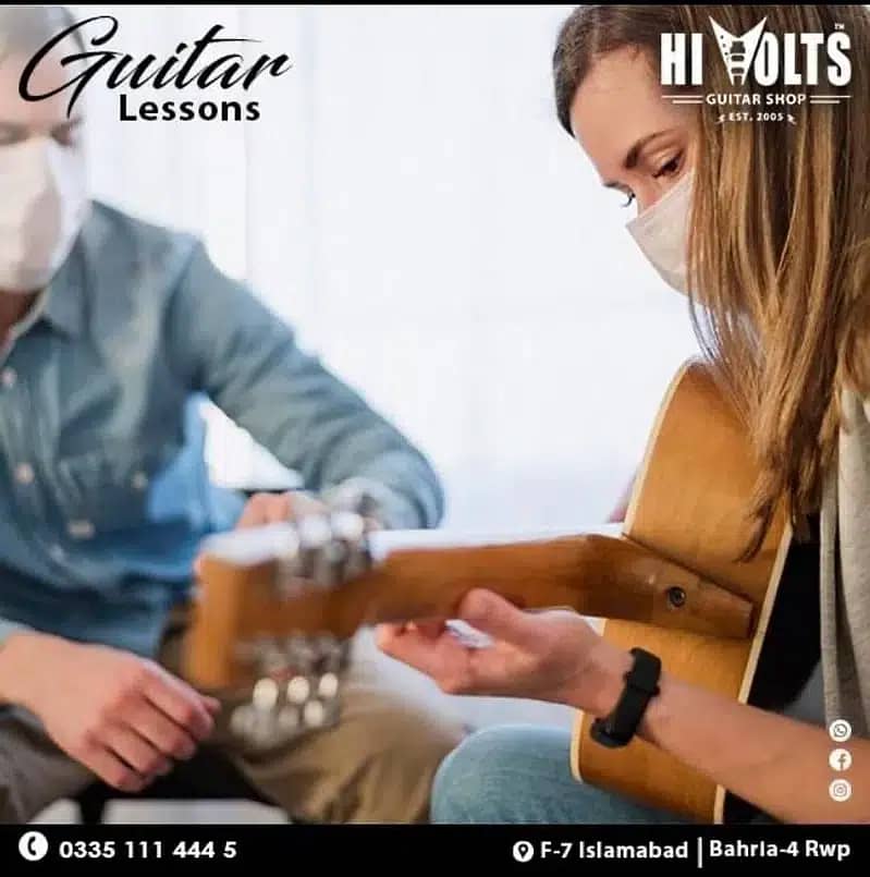 Quality Music Lessons for Guitar, Violin, Piano & Drums at Hi Volts 6