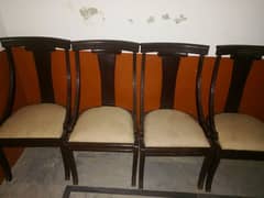 Six Chair and One Dining Table and good condition