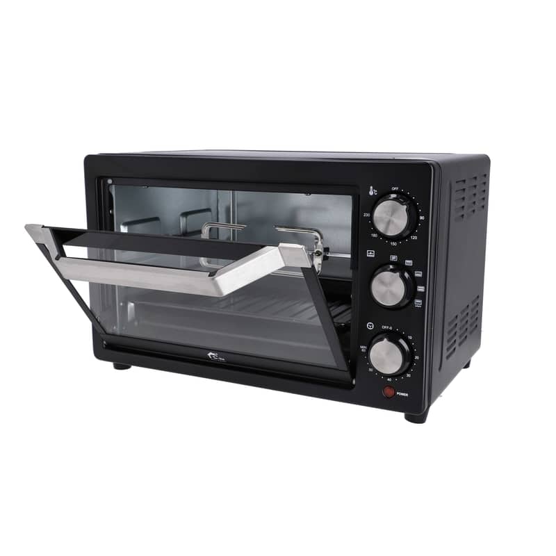 Elite Oven Toaster 22 liter bake, hot, no gas, kitchen, 3