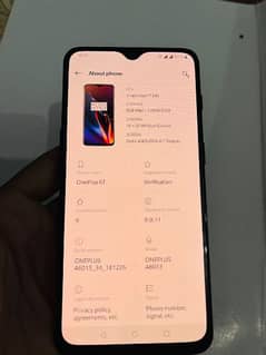 one plus 6T for sell 0
