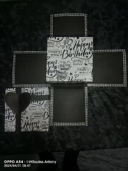 Birthday Gift Box Chocolate Gift Box |Eidi Envelope Khazinah Artistry 6
