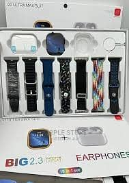 I20 Ultra Max suit Smart Watch 10 in 1 box 2.3inch large screen with 7