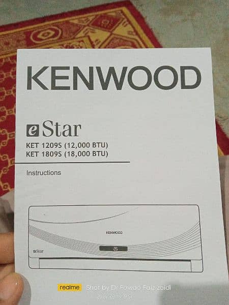 Kenwood eStar Split AC 1.5 Ton 1