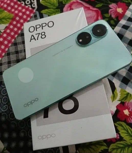 Oppo A78 8/256 one month used o 0