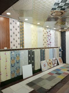 pvc wall panels / wpc wall panel / wallpapers / vinyl flooring