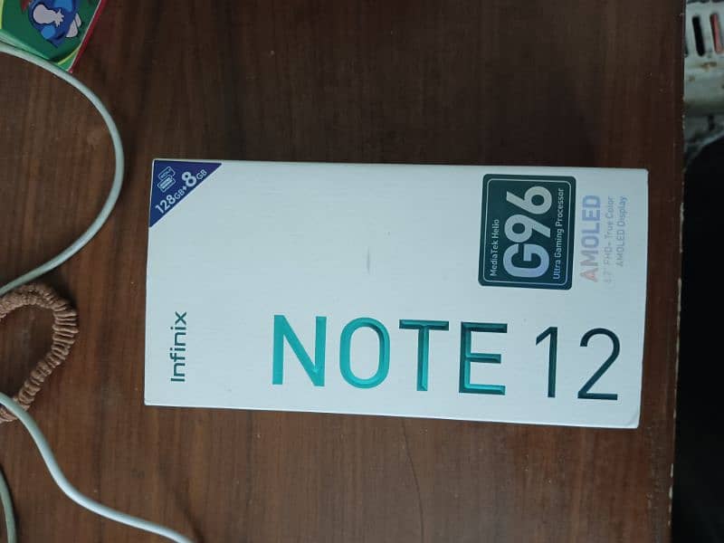 Infinix note 12 8 128 heilo g96 condition 10 by 10 7