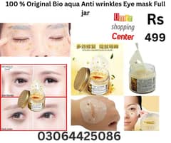 Original Bio Aqua Anti Wrinkles 80 Eye Mask Jar 0