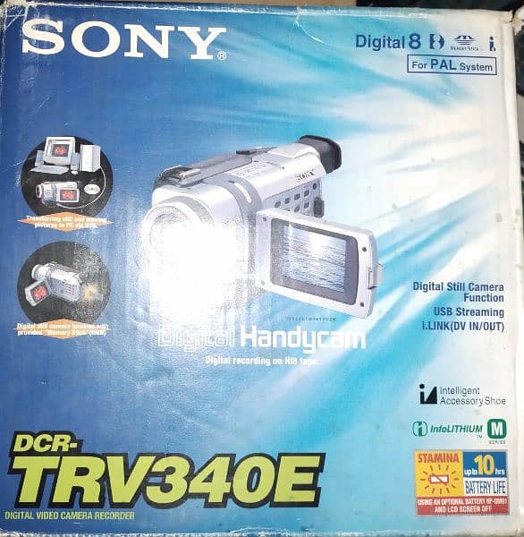 Sony digital video camera recorder. 7