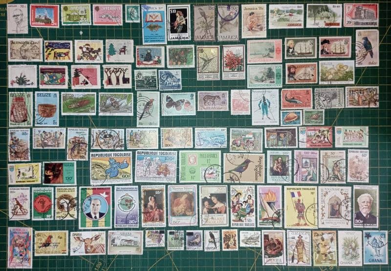 875+ Unique Used International Stamps 5