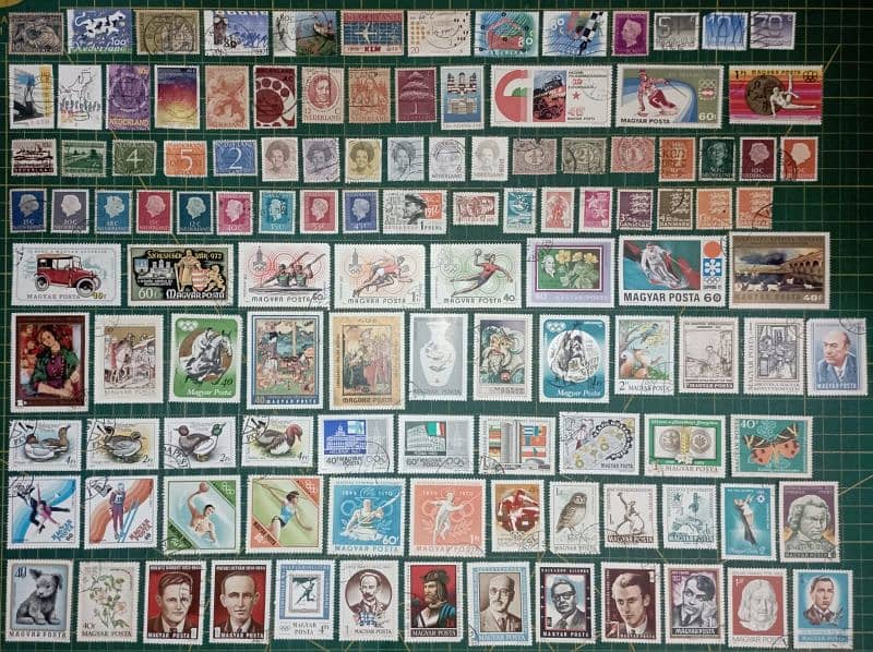 875+ Unique Used International Stamps 6