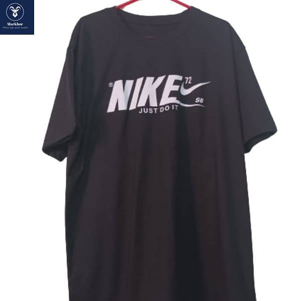 Jersey Round Neck T-Shirt With Brands Print | Home Delivery In Karachi 1