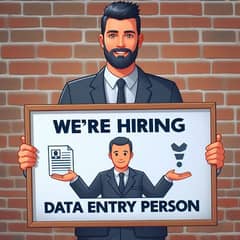 Data Entery Person needed for e-commerce Company