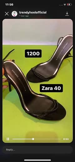 black zara heels 0
