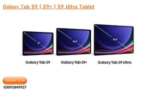 Samsung Galaxy Tab S9 | S9+ | S9 Ultra Tablet - 12GB 256GB 512GB